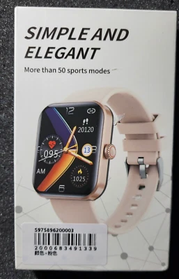 FITNESS-TRACKER IN ROSÉ MIT ÜBER 50 SPORT-MODI + BLUTZUCKERMESSUNG # NEU ! - Bild 1 von 3