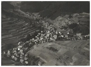 ZZ-1457/ Gießübel b. Schleusegrund Foto Luftbild 18 x 13 cm ca.1938 - Picture 1 of 2