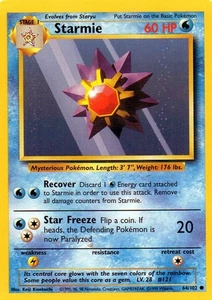 Tarjeta Pokémon Starmie 64/102 Gym Heroes - Imagen 1 de 1