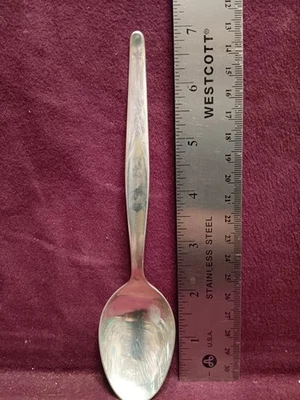 Cuchara sopera Sterling Towle CONTORNO REDONDO POSTRE U OVALADA 7" 50g Sin Monograma Foto 1 de 4