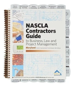 Highlighted and Tabbed - NASCLA Guide Maryland Home Improvement Commission, 6th - Picture 1 of 2
