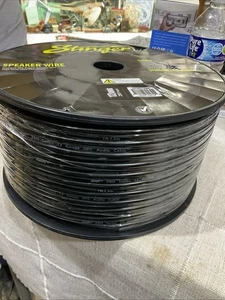 Stinger SPW512BK Cavo Altoparlante Audio 12 Gauge Cavo 250ft Rotolo Bobina Casa Auto - Foto 1 di 2