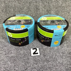 100 HP 52X CD-R CDR ECO Logo Top Blank 700MB Recordable Disc Spindle 80min NEW - Photo 1/7