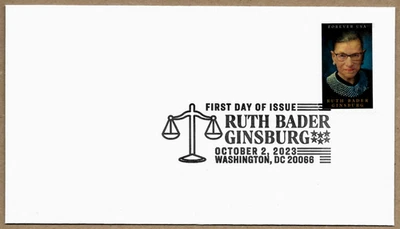 RUTH BADER GINSBURG US #5821 SUPREME COURT JUSTICE COMMEMORATIVE FIRST DAY COVER - Image 1 of 4