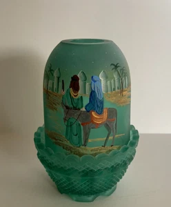 Fenton Glas Lichterkette 1998 Birth of a Savior Limited Edition Serie LESEN - Bild 1 von 23