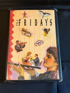 T G I Friday's 1993 1990s Vtg Menu - Picture 1 of 4