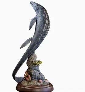 Nanmu Studio 172336 Mosasaurus Dinosaur Limited Statue Figurine Animal Art Model - Picture 1 of 3