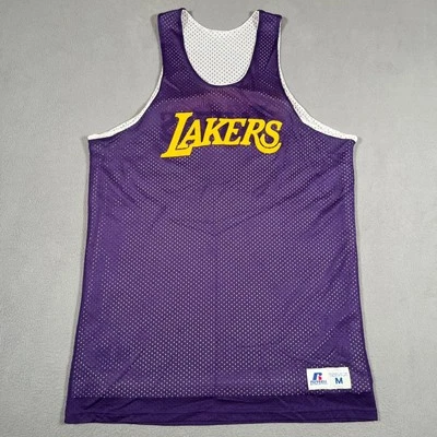 Camiseta reversible Lakers Dennys promoción NBA baloncesto sin mangas púrpura blanco M Foto 1 de 4