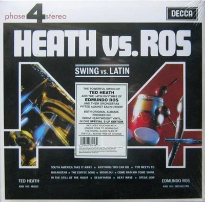 Edmundo Ros Ted Heath Vols 1 & 2 Swing Vs. Latin Round 2 double LP vinyl Europe - Image 1 of 3