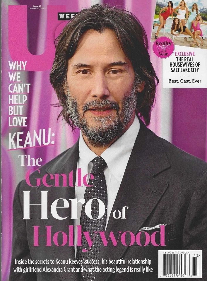 US Weekly Magazine  October 27th 2025 Keanu Reeves - Image 1 of 1