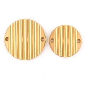 For 2016-2019 2018 T120/Thruxton 1200 Gold Motorcycle Aluminum Clutch Badge - Picture 1 of 3