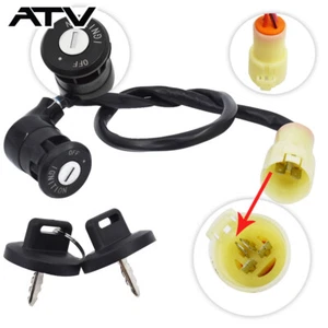 GENRICS Ignition Key Switch For Honda 1995-2003 TRX400 FW Foreman 35100-HM7-003 - Imagen 1 de 8