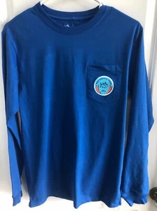 Southern Tide Men's size XS X-Small Bright blue Long Sleeved T-shirt Crawfish  - Picture 1 of 6