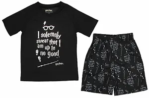 Harry Potter Intimo Big Boys Up to No Good Short Sleeve Boys Pajama Set - Picture 1 of 6