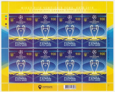Ukraine sheet 2018 Champions League UEFA 2018 Final Kyiv city - Image 1 of 2