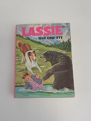 Lassie Old One-Eye Whitman 1975 Big Little Books 5769 Foto 1 de 4