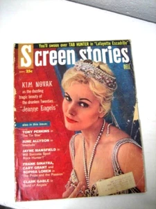 Vintage Screen Stories Magazine September 1957 - Kim Novak cover - Picture 1 of 2
