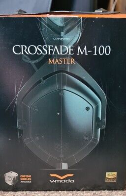 V-Moda Crossfade M-100 Master, Matte Black, Boxed, with case, cables and manuals