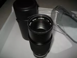 CANON FD FIT 75-205MM F3.8 MC MACRO VIVITAR & 2X KOMURA (150-410) TELE ZOOM LENS - Picture 1 of 7