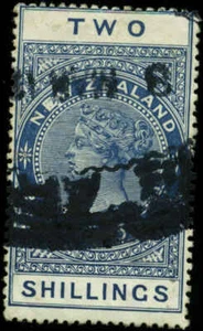 New Zealand Scott #AR1 SG #F9 Used Postal-Fiscal Stamp - Picture 1 of 1