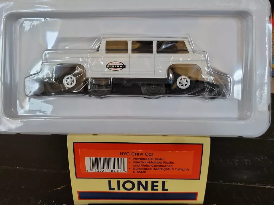 Lionel 6-18430 NYC Motorized Crew Car Rs3