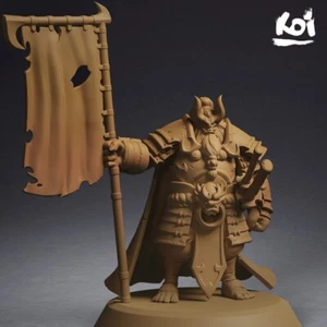 Furybound Clan - General Garro fantasy miniature samurai ogre demon D&D Tabletop - Picture 1 of 2