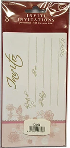 8 INVITI PRE-STAMPATI, FESTE E PARTY, COMPLEANNO, 8 INVITATIONS, BUSTA+INVITO - Foto 1 di 1