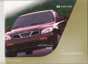 1999 DAEWOO Range US 20p Brochure LANOS NUBIRA LEGANZA - Picture 1 of 4