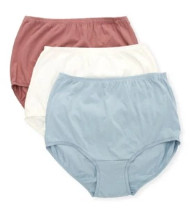 Vanity Fair 15320 Tailored Cotton Brief Panty - 3 Pack - Picture 1 of 5