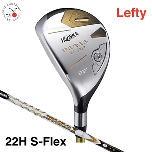 HONMA Beres U-06 Utility Hybrid LEFTY 22H 2S 2 Star ARMRQ X 47 Graphite S-Flex - Picture 1 of 7