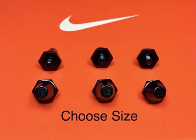Nike Black SG Pro 11,13,15mm Single Replacement Stud/Cleat anti-clog Soft Ground