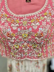 lehenga choli fully stitched / Ready To Wear * No Dupatta * - Picture 1 of 9