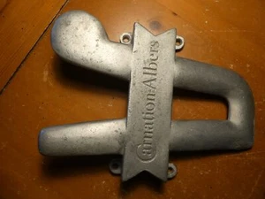 Vintage Advertising Boot Jack Carnation Albers Cast Aluminum - Picture 1 of 9