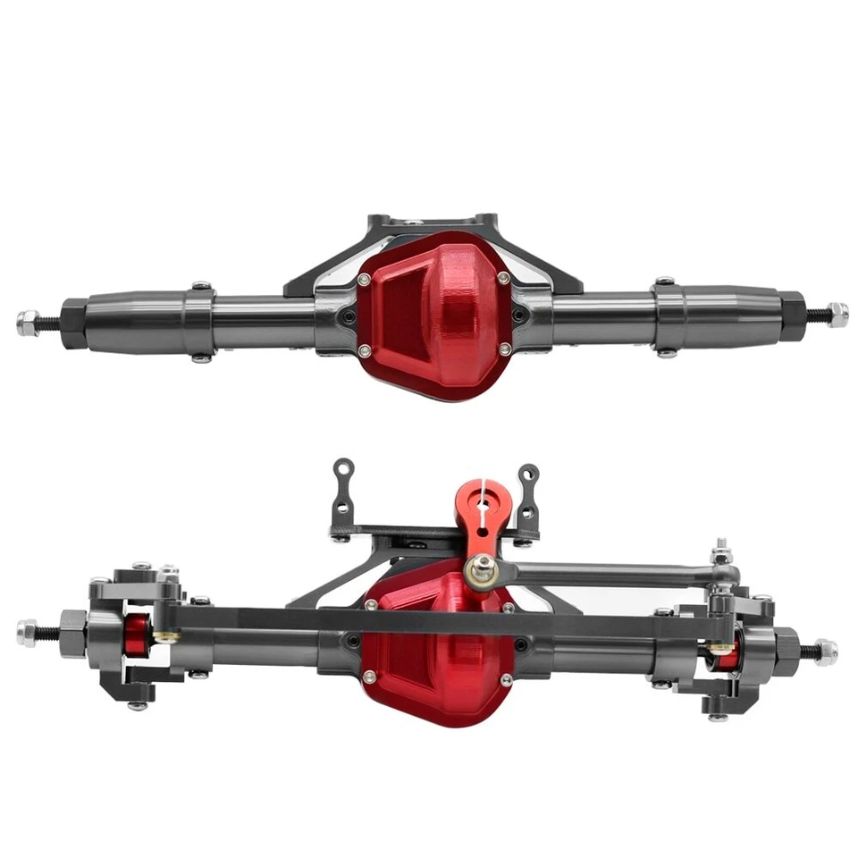 CNC Aluminum Alloy Front & Rear Axle for 1/10 RC Crawler Car Axial SCX10 Upgrade - Image 1 of 4