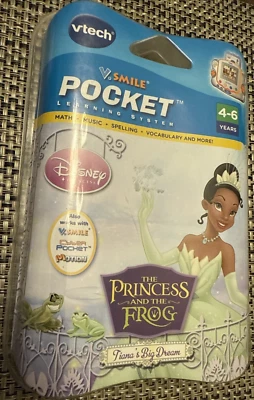 VTech Vsmile Pocket Learning System Disney Princess & The Frog New - Image 1 of 4