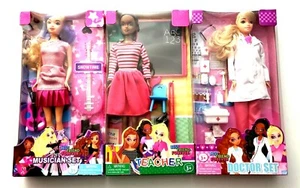 Schöne Patsy Best Friend Forever Musiker/Lehrer/Arzt Karriere Puppen 3 Stück  - Bild 1 von 11