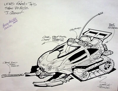 The Real Adventures of Jonny Quest FIRMADO LARRY HOUSTON Juguete Modelo Celular Copia Foto 1 de 3