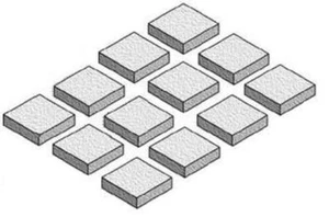 Roleplay 25mm 28mm Scenery D&D Wargame - Flagstone Floor Titles - Free UK Post - Picture 1 of 1