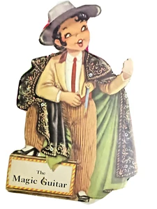 VINTAGE CHILDREN STORY BOOK: THE MAGIC GUITAR NO. 14 JUAN FERRANDIZ SPAIN PRINT - Picture 1 of 6