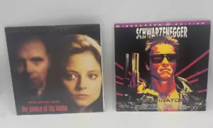 lot the silence of the lambs laserdisc 2 discs & The Terminator laserdisc movie - Picture 1 of 6