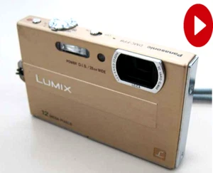 Cámara Panasonic Lumix DMC-FP8 12,1 megapíxeles dorada de Japón (casi como nueva en caja) - Imagen 1 de 7