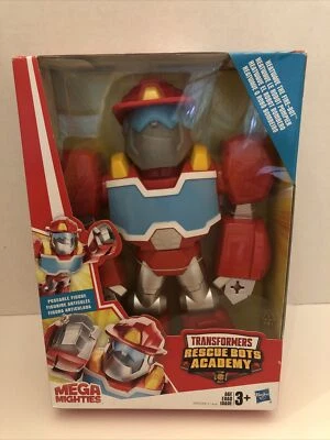 HEATWAVE THE FIRE-BOT Transformers Rescue Bots Academy: Mega Mighties Figure NEW - Image 1 of 4