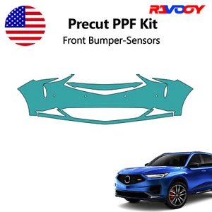 For Acura MDX 2022-2023 Front Bumper Front Paint Protection Film Precut PPF Kit - Picture 1 of 8