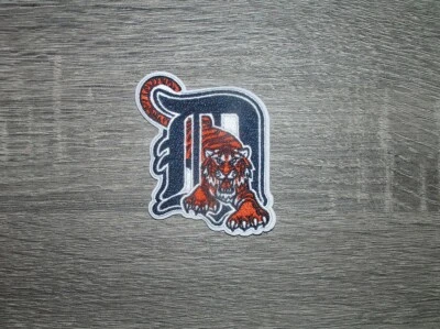 Detroit Tigers 1994-2005 Retro Logo Embroidered Iron On Patch 2.5" x 3."