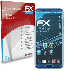 atFoliX 3x Protecteur d'écran pour Huawei Honor V10 clair - Photo 1 sur 9