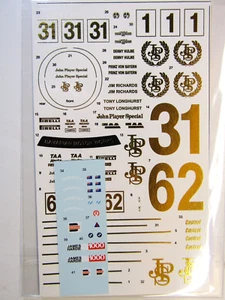 Decalpool 1/24 BMW 635CSi "JPS" ATCC 1985 (CHROME GOLD) Decal Sheet DP184 - Picture 1 of 4