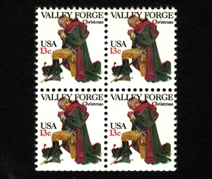 OPC 1977 US 13c Washington at Valley Forge Block of 4 Sc#1729 MNH 49553 - Picture 1 of 1