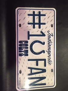 Indianapolis Colts Football NFL License Plate Vanity Auto Tag - Picture 1 of 2