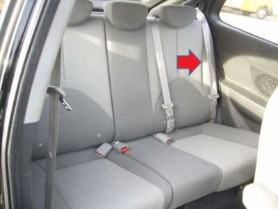 Cinturón de seguridad trasero izquierdo Hyundai Accent 2008-2011 con retractor 2009 2010 08 09 10 11 Foto 1 de 3