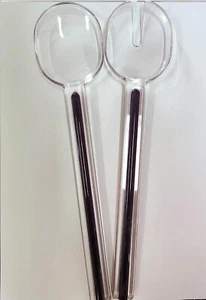 GUZZINI Posate per Insalata In Plastica FORME CASA Colore Grigio Lunghezza 28 CM - Foto 1 di 1